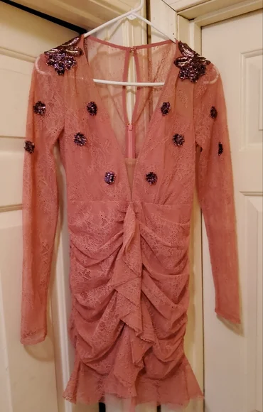 🍋For Love and Lemons Daisy Lace Mini Dress - Picture 4 of 16